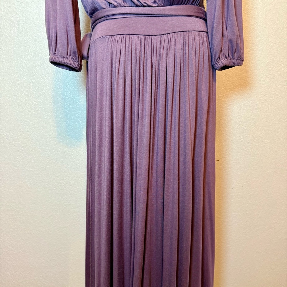 Rachel Pally Long Maxi Caftan Wrap Dress Purple Size Small - Picture 11 of 16